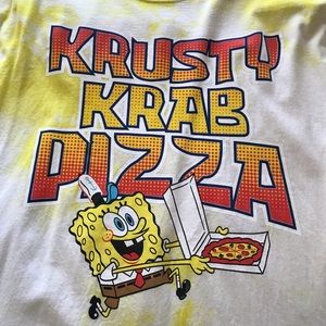 Tie dye krusty krab long sleeve. XL